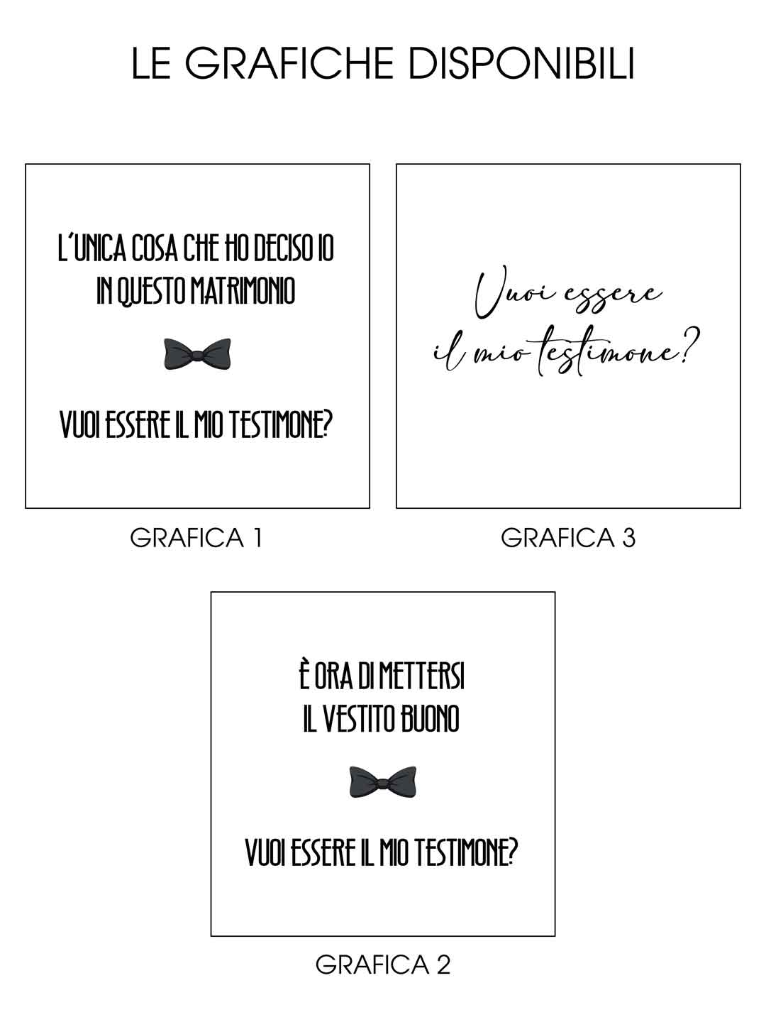 Box Regalo Vuoi Essere il Mio Testimone Uomo Grafiche